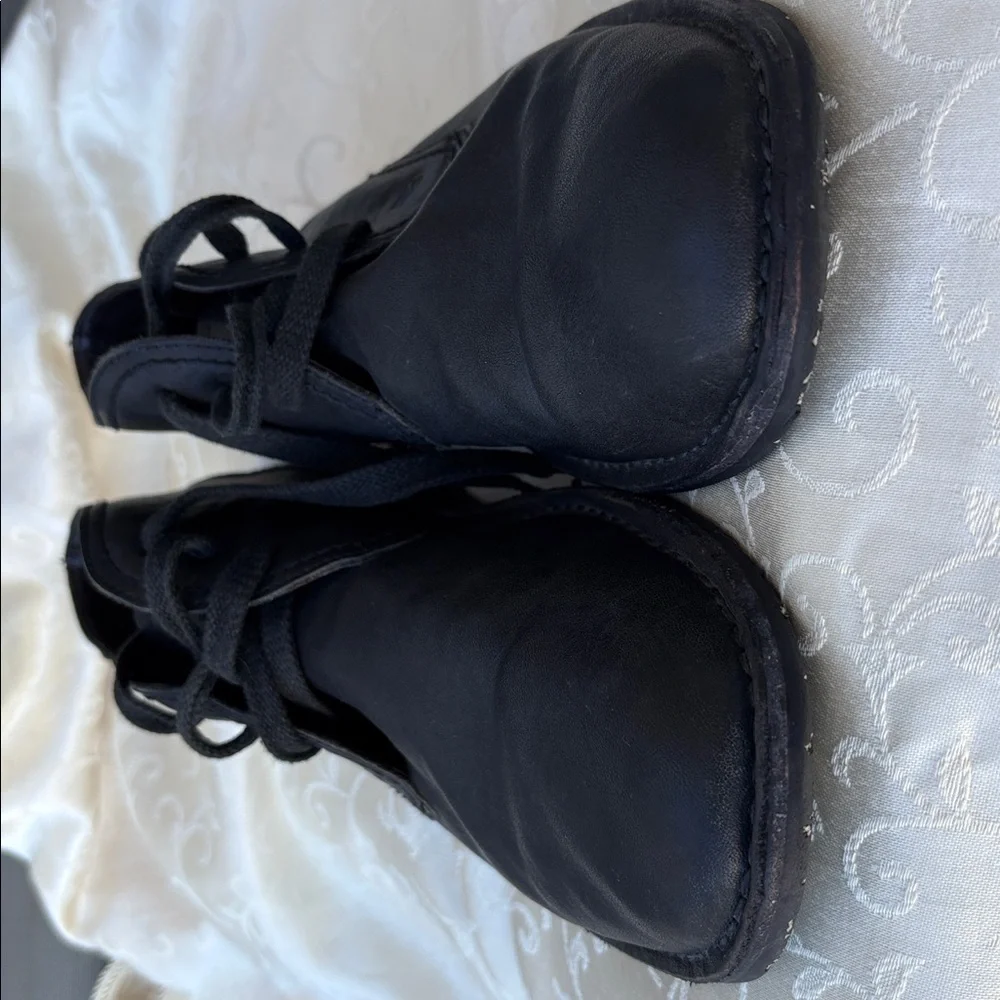 John Varvatos Men's Black Leather Shoes Sz 12